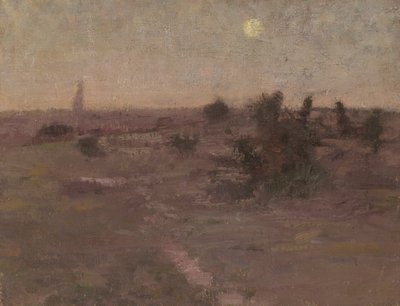 Moonrise, Templestowe by David Davies